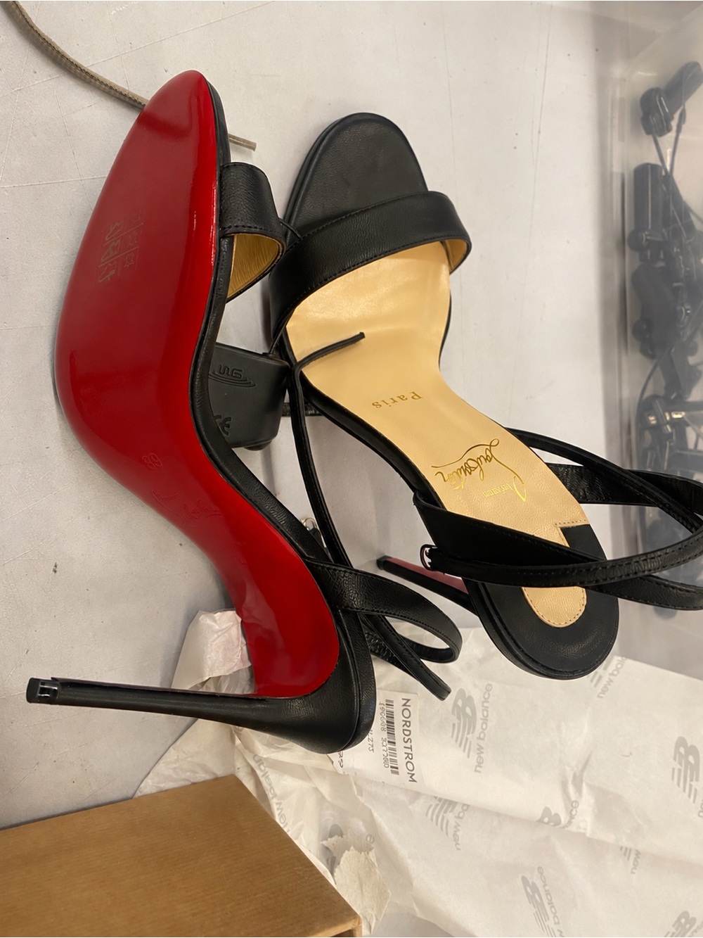Loubi Queen 120mm Christian Louboutin NIB. Comes with Dustbag and Heel stud